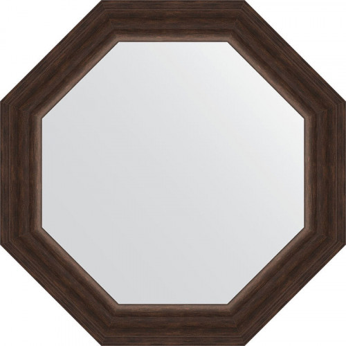 Зеркало Evoform Octagon 52х52 BY 3721 в багетной раме - Палисандр 62 мм