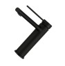 Смеситель для раковины Frap H67-6 F1067-6 Черный матовый латунь