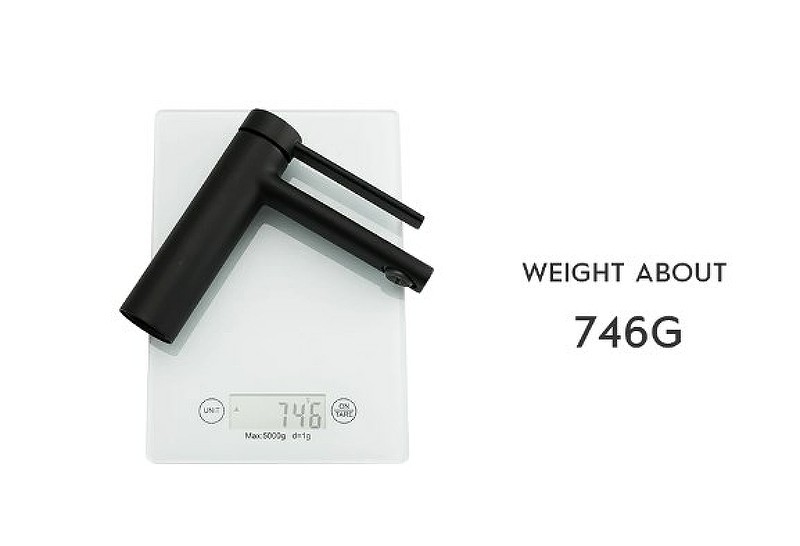 Смеситель для раковины Frap H67-6 F1067-6 Черный матовый латунь