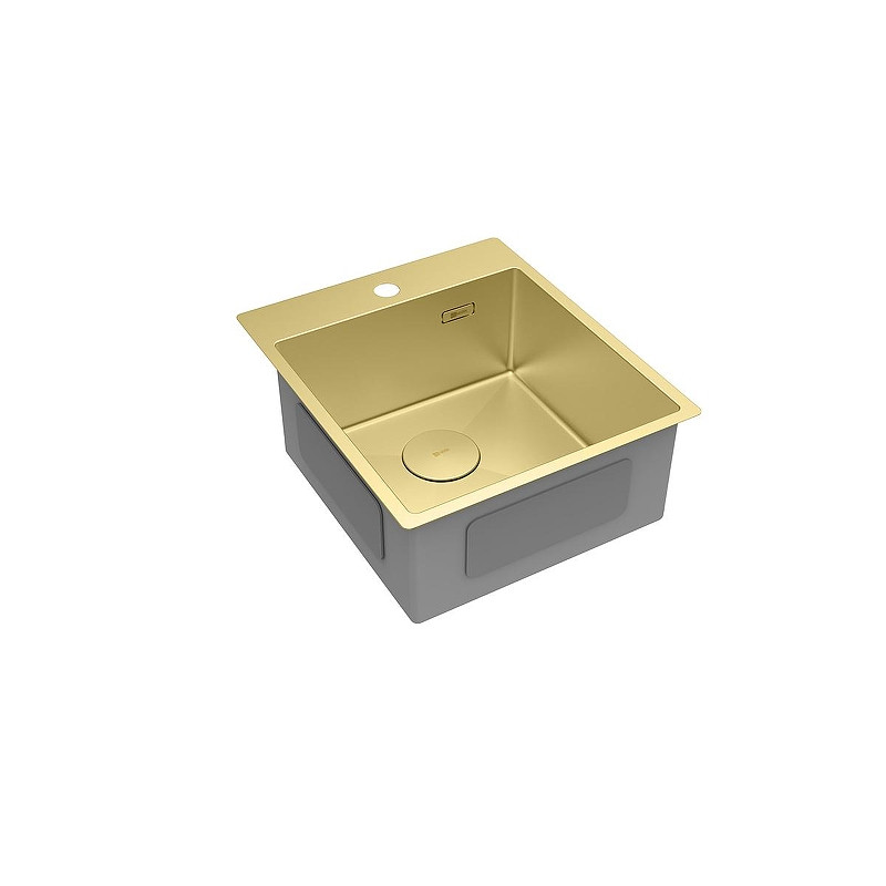 Кухонная мойка Lemark Janga 440 9938102 цвет Светлое золото