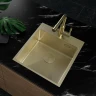 Кухонная мойка Lemark Janga 440 9938102 цвет Светлое золото