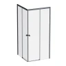 Душевой уголок AM.PM X-Joy 90х90 W94G-403-9090-BT1K профиль Черный матовый стекло прозрачное