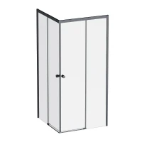 Душевой уголок AM.PM X-Joy 90х90 W94G-403-9090-BT1K профиль Черный матовый стекло прозрачное