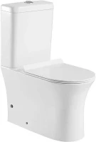 Унитаз-компакт Aquanet Roll-C CL-12249B 257426 цвет Белый с бачком и сиденьем Микролифт