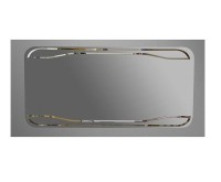 Зеркало Kerasan Waldorf 150 740501 с выключателем стекло