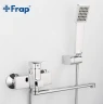 Смеситель для ванны Frap H46 F2246 универсальный Хром латунь на стену