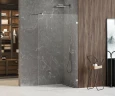 Душевая перегородка New Trendy Avexa Chrome 50 EXK-1942 профиль Хром стекло прозрачное