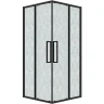 Душевой уголок Grossman Cosmo 80х80 300.K33.02.8080.21.02 профиль Черный матовый стекло шиншилла
