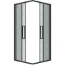Душевой уголок Grossman Cosmo 80х80 300.K33.02.8080.21.02 профиль Черный матовый стекло шиншилла