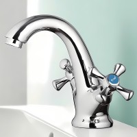 Смеситель для раковины Frap H732 F10732-B Хром силумин