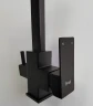 Смеситель для кухни Frap H802-6 F43802-6 Черный матовый нержавеющая сталь
