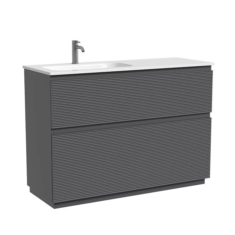 Тумба под раковину Sancos Folk Floor 119 FL120FLGS цвет Grey soft