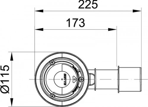 Сифон для душевого поддона Bette BetteCompact+ B568-000AX цвет Белый