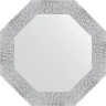 Зеркало Evoform Octagon 63х63 BY 3869 в багетной раме - Чеканка белая 70