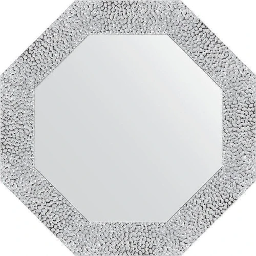 Зеркало Evoform Octagon 63х63 BY 3869 в багетной раме - Чеканка белая 70