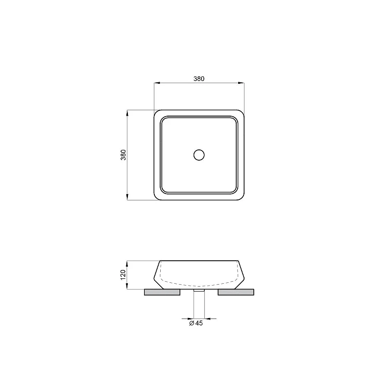 Раковина-чаша Lavinia Boho Bathroom Sink 38 33311109 цвет Белый глянцевый
