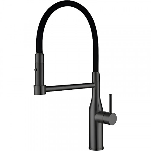 Смеситель для кухни Gappo G4398-51 Графит Черный нержавеющая сталь