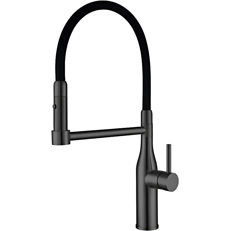 Смеситель для кухни Gappo G4398-51 Графит Черный нержавеющая сталь