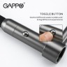 Смеситель для кухни Gappo G4398-51 Графит Черный нержавеющая сталь
