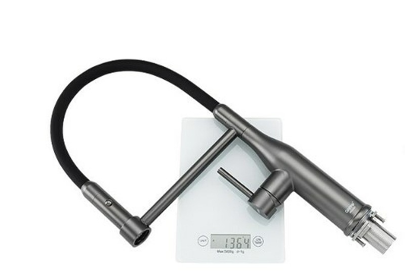 Смеситель для кухни Gappo G4398-51 Графит Черный нержавеющая сталь