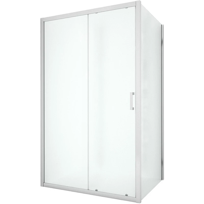 Душевой уголок New Trendy New Varia Chrome 100х90 D-0189A/D-0102B профиль Хром стекло прозрачное