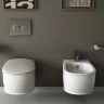 Унитаз Artceram Atelier ATV001 17 00 подвесной Черный матовый без сиденья фарфор подвесной