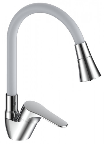 Смеситель для кухни Voda Lucky LY 519F цвет Хром Серый