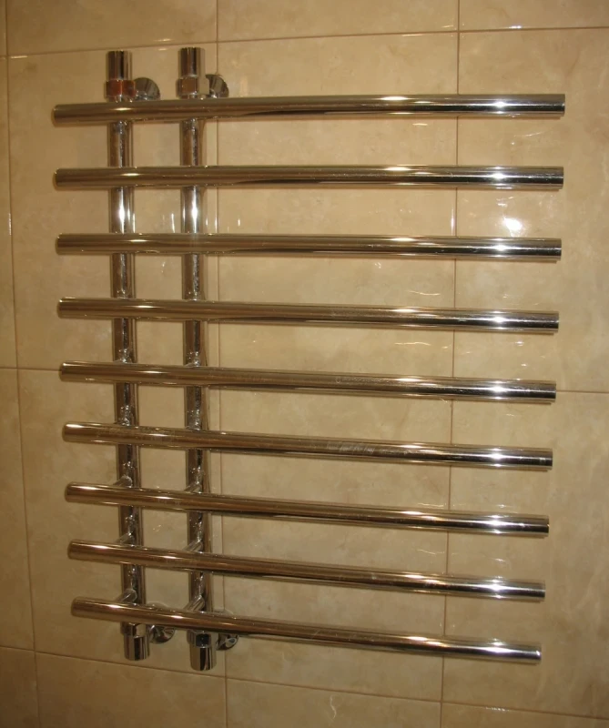 Водяной полотенцесушитель Ника Bamboo ЛБ 4 80x40 Хром нержавеющая сталь