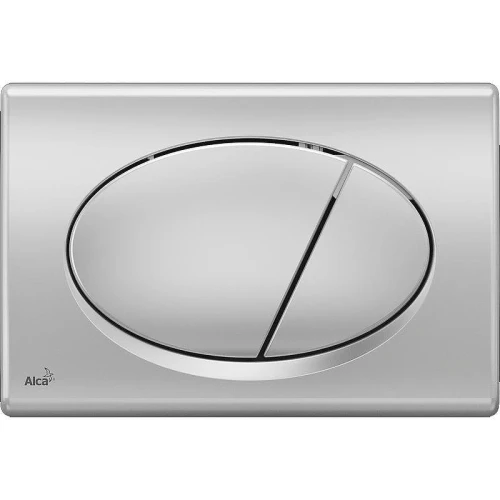 Кнопка смыва для инсталляции Alcaplast Basic M72 Хром матовый