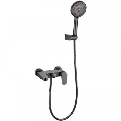 Смеситель для ванны Boheme Spectre 453-GM Оружейная сталь латунь на стену