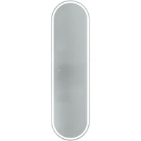 Шкаф пенал Creto Berry 45 18-4501600WH с подсветкой Белый МДФ / ЛДСП, стекло