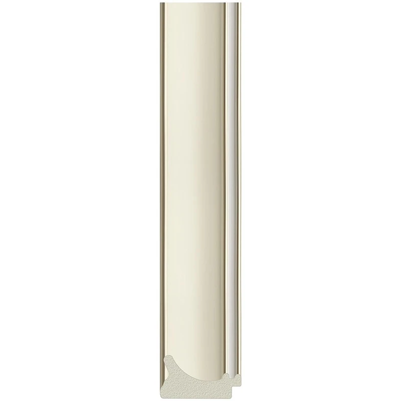 Зеркало Evoform Octagon 91x71 BY 7436 в багетной раме - Белый с серебром 60 мм стекло