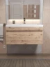 Тумба с раковиной Uperwood Eva 75 3930313471 подвесная цвет Крафт Табачный