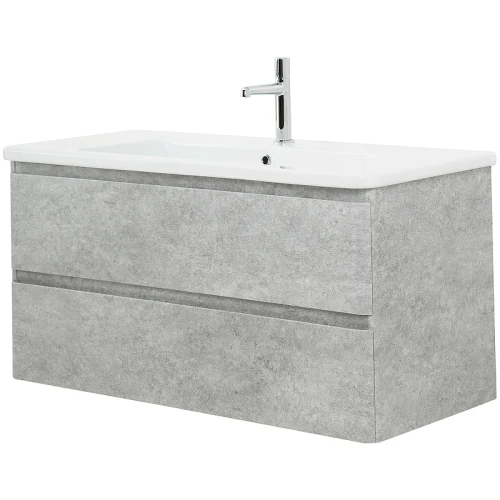 Тумба под раковину BelBagno 105 ALBANO-CER-1050-2C-SO-CVG подвесная Cemento Verona Grigio МДФ / ЛДСП