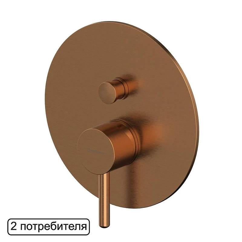Смеситель для душа Whitecross Y copper brushed Y1235CPB цвет Медь брашированная