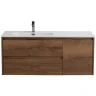 Тумба под раковину BelBagno Kraft 120 L KRAFT-1200-2C-1A-SO-RT-L подвесная Rovere Tabacco МДФ / ЛДСП