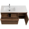 Тумба под раковину BelBagno Kraft 120 L KRAFT-1200-2C-1A-SO-RT-L подвесная Rovere Tabacco МДФ / ЛДСП