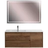 Тумба под раковину BelBagno Kraft 120 L KRAFT-1200-2C-1A-SO-RT-L подвесная Rovere Tabacco МДФ / ЛДСП