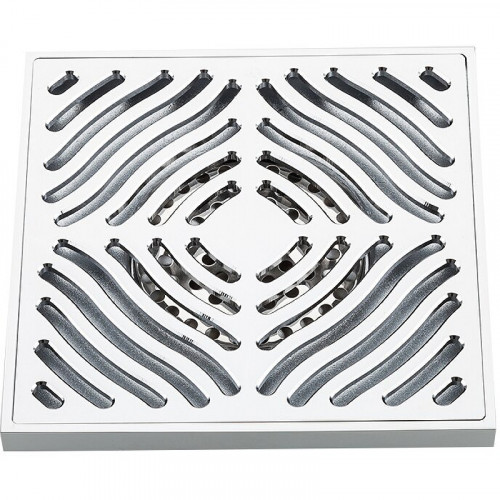 Душевой трап Gappo G81550 с решеткой Хром