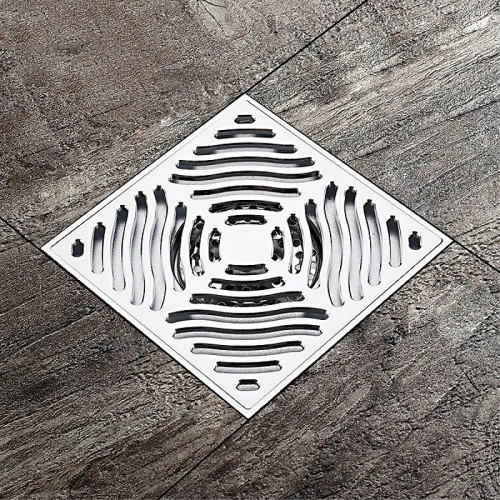 Душевой трап Gappo G81550 с решеткой Хром