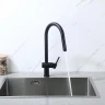 Смеситель для кухни Frap F60807-6 цвет Черный матовый