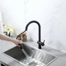 Смеситель для кухни Frap F60807-6 цвет Черный матовый