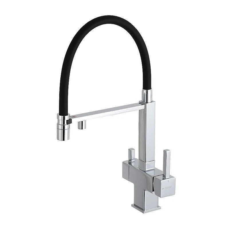 Смеситель для кухни Gappo G4395-50 цвет Черный матовый
