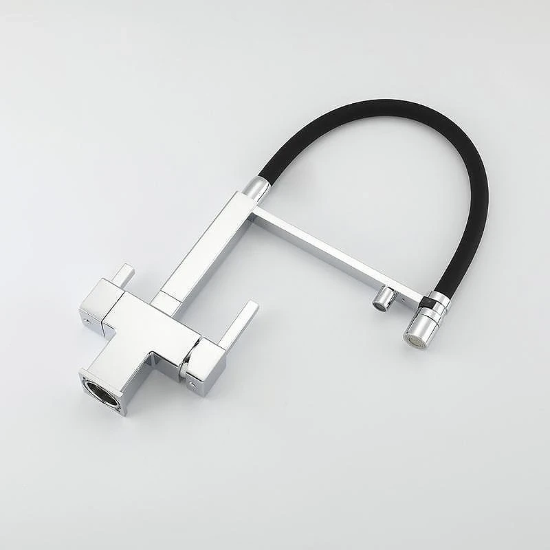 Смеситель для кухни Gappo G4395-50 цвет Черный матовый