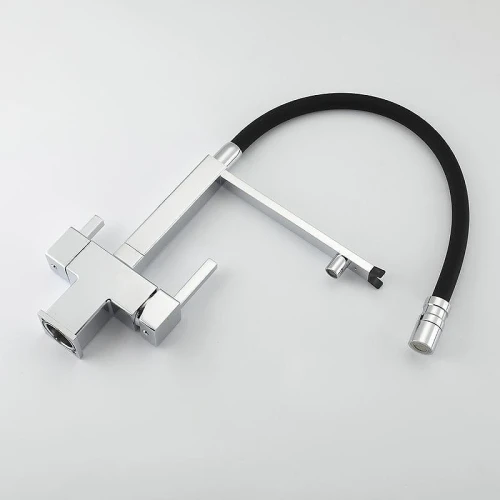 Смеситель для кухни Gappo G4395-50 цвет Черный матовый