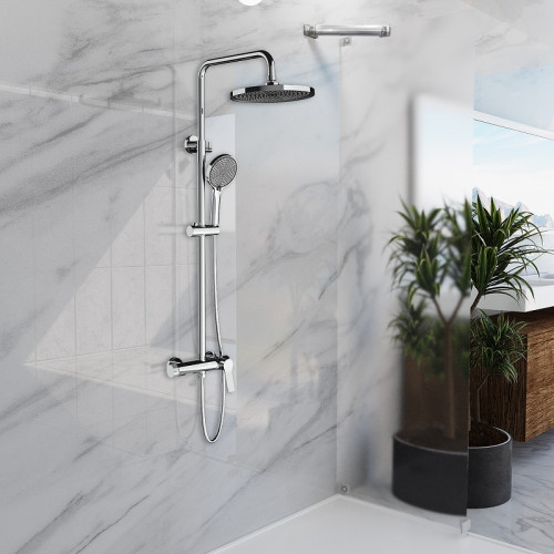 Душевая система Vincea Arco VSFS-4AR1CH Хром латунь на стену