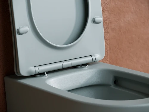 Унитаз Ceramicanova Balearica CN6000MH подвесной Антрацит матовый с сиденьем Микролифт фарфор подвесной