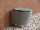 Унитаз Ceramicanova Balearica CN6000MH подвесной Антрацит матовый с сиденьем Микролифт фарфор подвесной