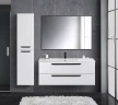 Тумба под раковину Cezares Eco-Cer 120 ECO-CER-1200-2C-SO-BO подвесная Bianco Opaco без ручек МДФ / ЛДСП