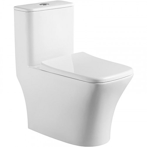 Унитаз моноблок Azario Teano AZ-8621 с сиденьем Микролифт